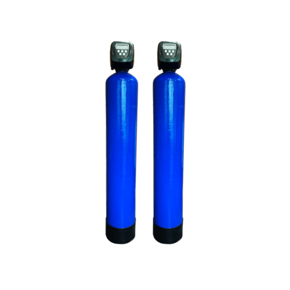 Two Clack filtration units for filtering undesirable contaminants out of water