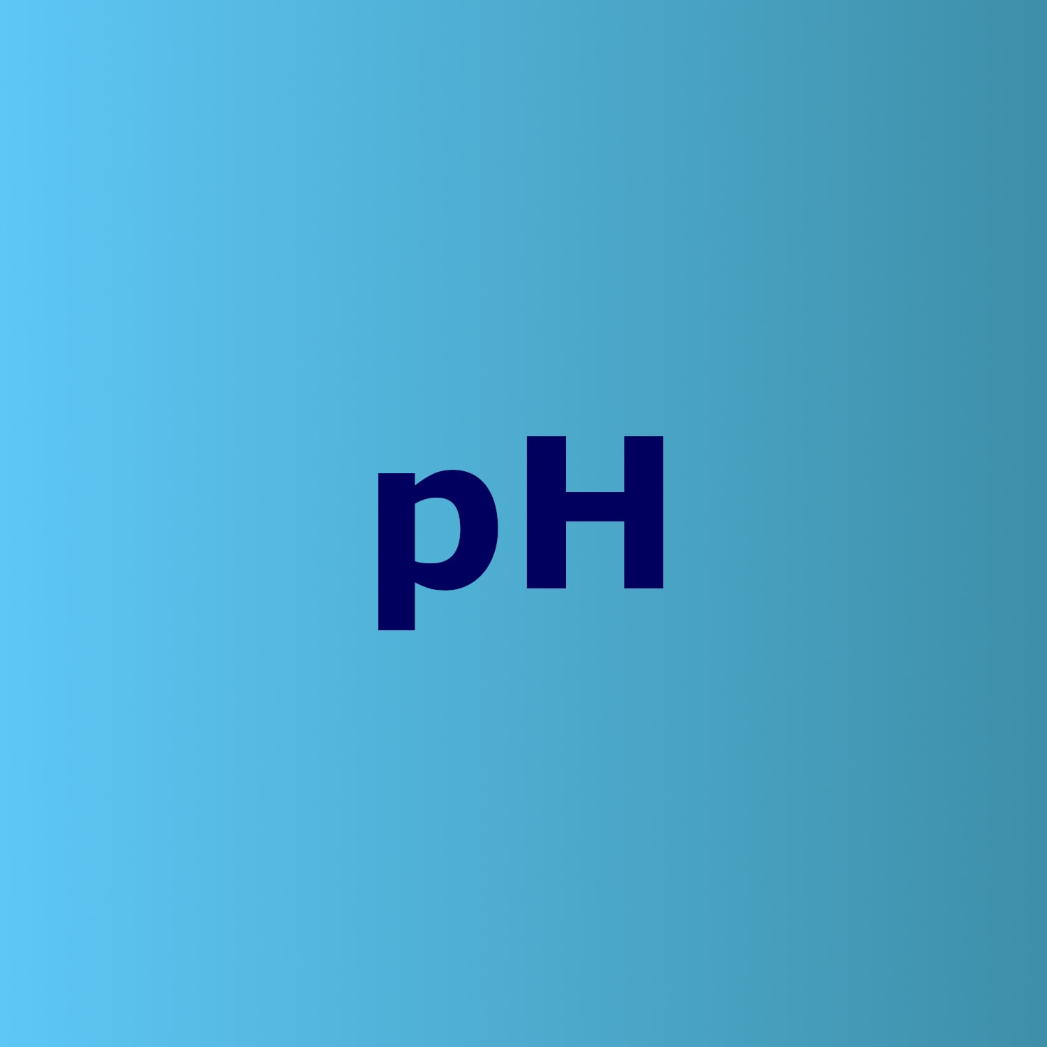 pH - potential for hydrogen